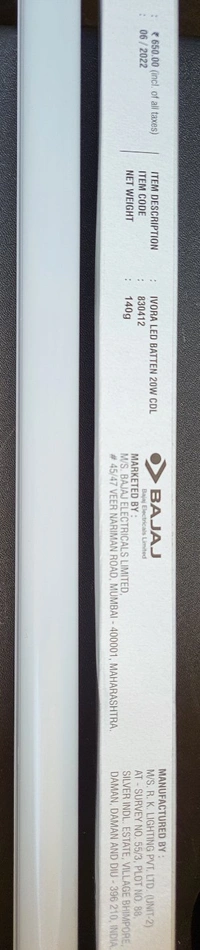 BAJAJ IVORA LED BATEN 20W CDL L110CM