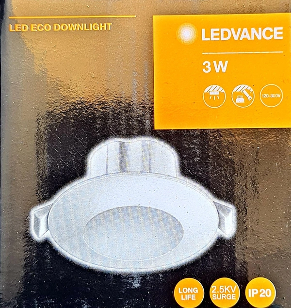 LEDVANCE LED ECO DOWNLIGHT 3W 2700  ,○50Mm 