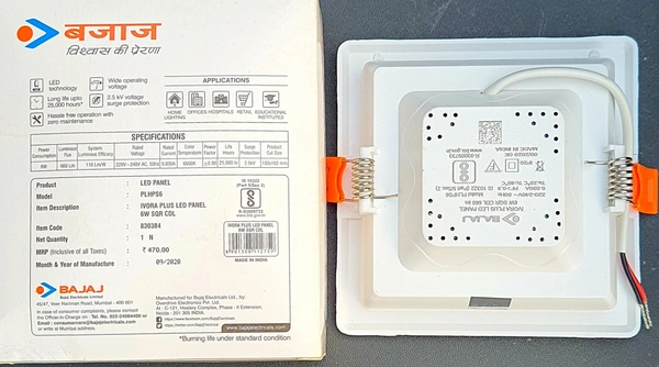 BAJAJ IVORA PLUS 6W DOWN LIGHT CDL