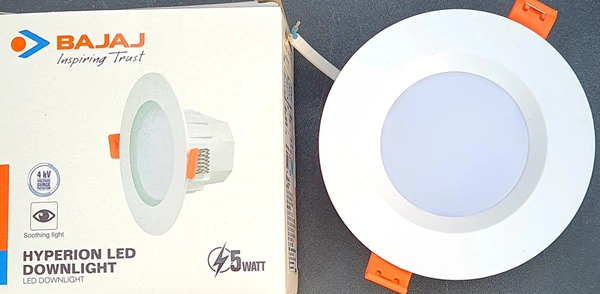 BAJAJ HYPERION LED DOWNLIGHT 5W BLUE ROUND