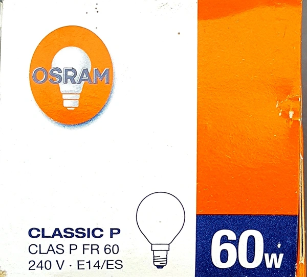 OSRAM CLASSIC P 60W E14 FORSTED