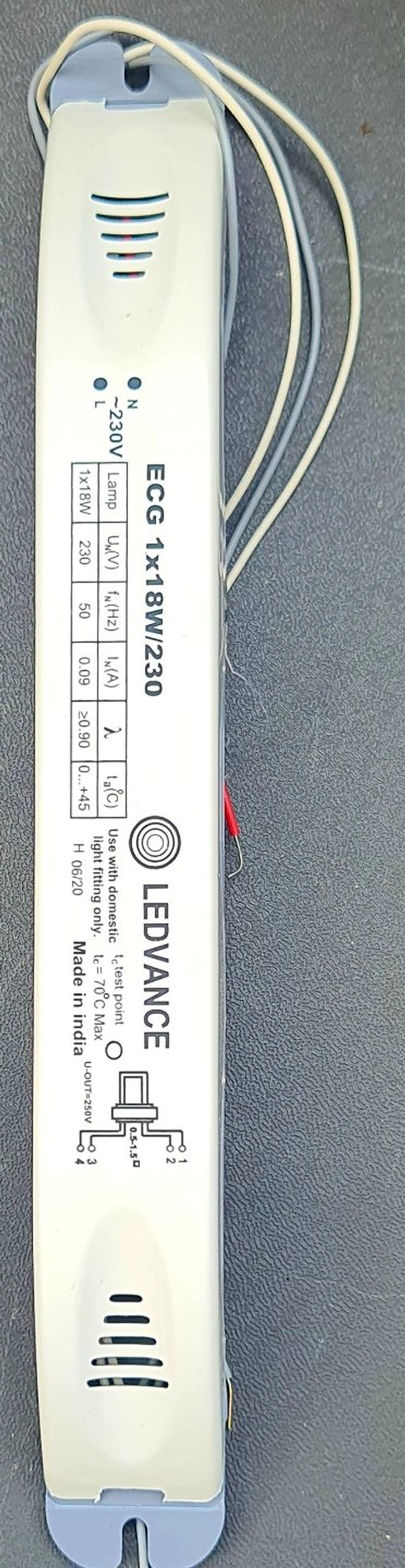 LEDVANCE ECG 18W ELECTRONIC CHOKE