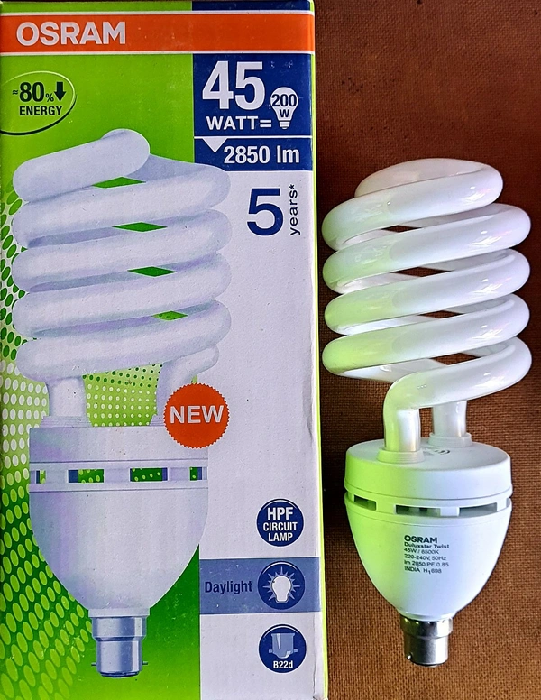 OSRAM DULUXSTAR 45W/865 SPIRIL CFL B22D