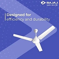 BAJAJ ENERGOS 26 BLDC 5 STAR BASE IVORY 1200MM WITH REMOTE