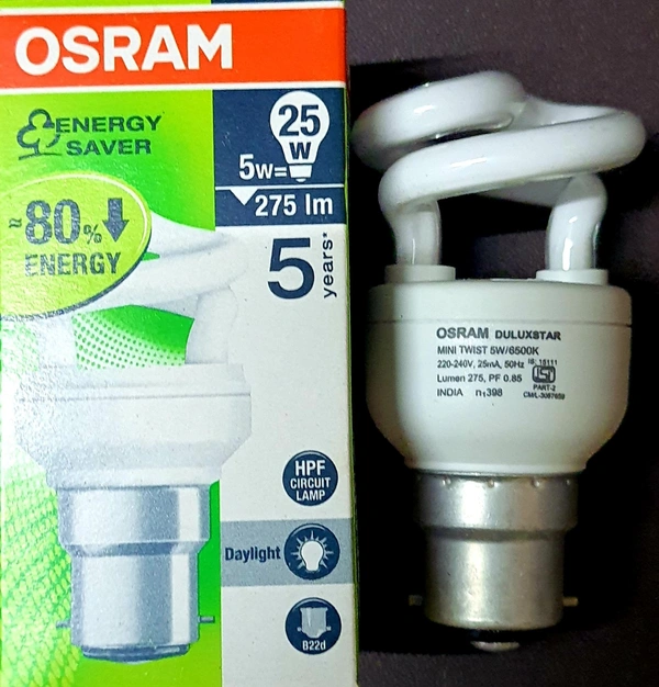 OSRAM CFL 5W/865 SRIRIL B22D