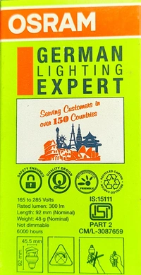 OSRAM CFL 5W/865 SRIRIL B22D