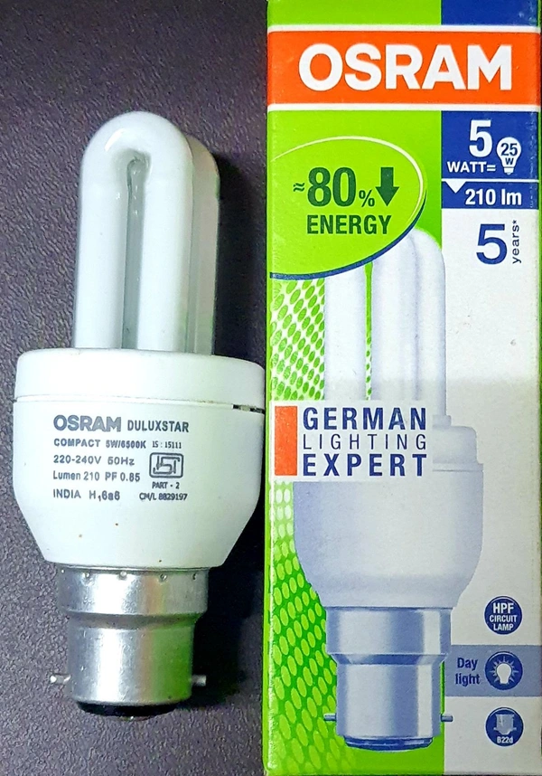 OSRAM CFL 5W/865C B22D