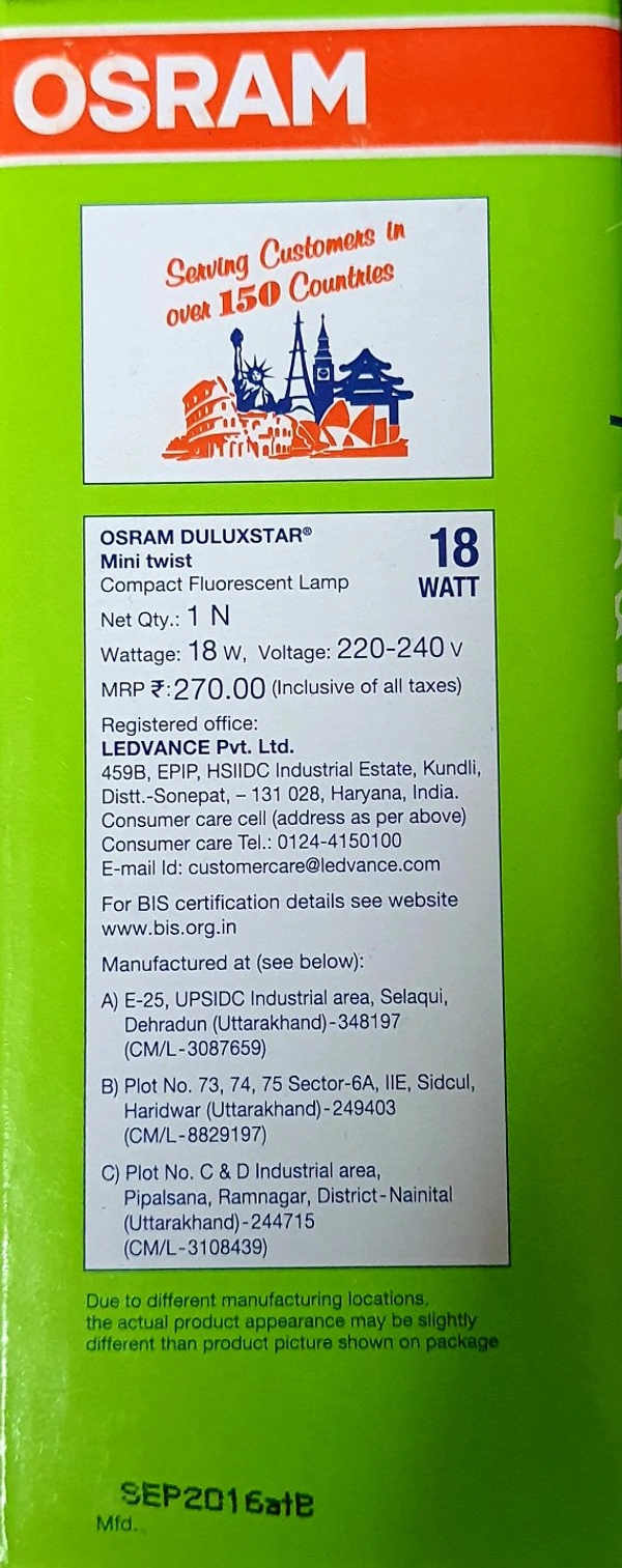 OSRAM CFL 23W/865C SPIRIL