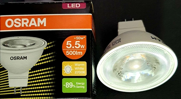 OSRAM LED SPOT LEMR16 36° 5.5W /865  230V GU5.3