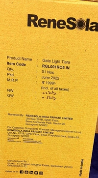 Renesola Gate Lite TIARA prismatic B22d