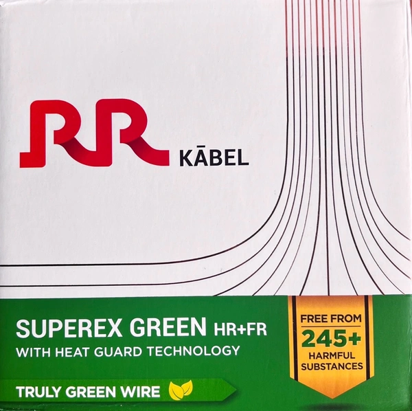 RR KABEL 1.5 SQ MM SUPEREX GREEN HR+ FR 90 METERS