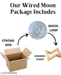 Wow Moon Lamp - 10*10 inches
