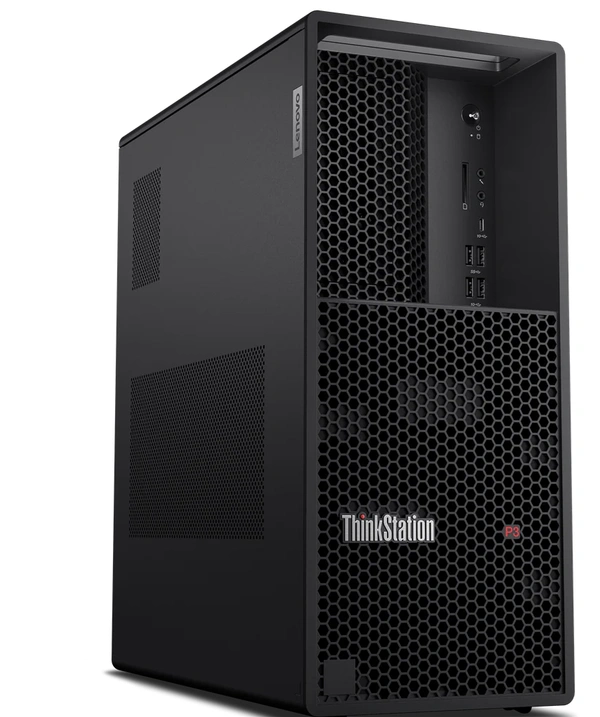 Lenovo ThinkStation P3 Tower 30GSS1LE00 - 180 x 370 x 415 mm (7.09 x 14.57 x 16.34 inches), Shark