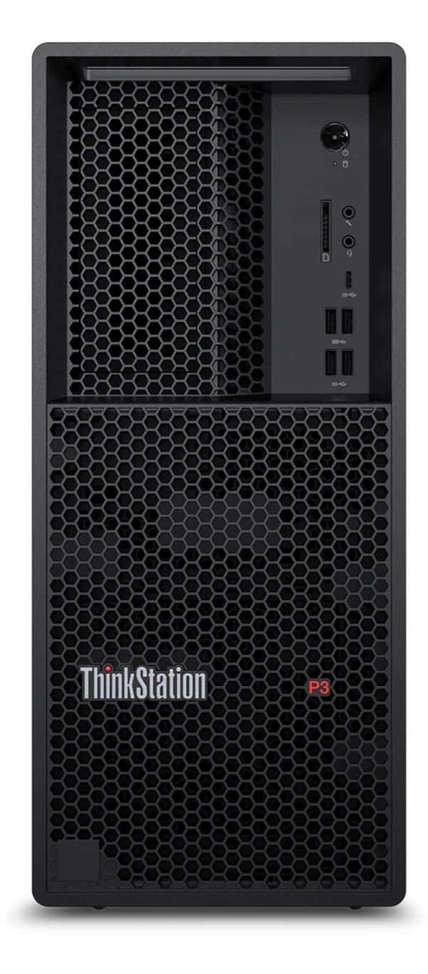 Lenovo ThinkStation P3 Tower 30GSS1LE00 - 180 x 370 x 415 mm (7.09 x 14.57 x 16.34 inches), Shark