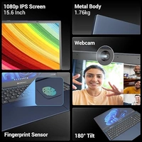 ZEBRONICS NBC 4S Intel Core i5 12th Gen 1235U Laptop- (8 GB RAM 3200MHz/512 GB M.2 SATA SSD/Windows 11 Home) 15.6” 1080p,Dolby Atmos, Type C Port, Fingerprint Sensor,38.5Wh Battery (Midnight Blue)