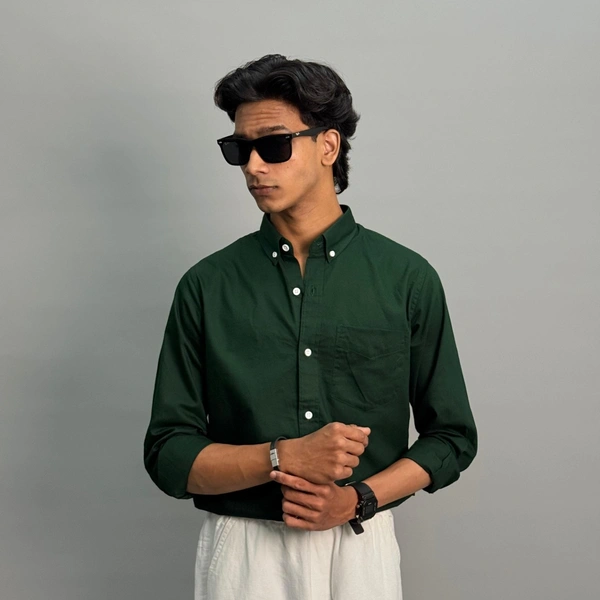Full Sleeve Oxford Shirt (S, M)