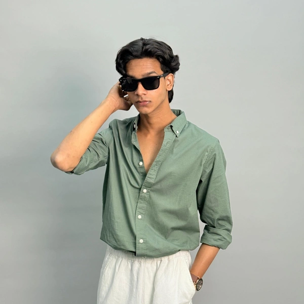 Full Sleeve Linen Shirts (M,)