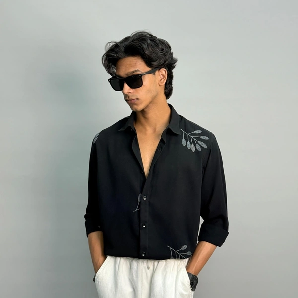 Full Sleeve Embroidery Shirts (XL)