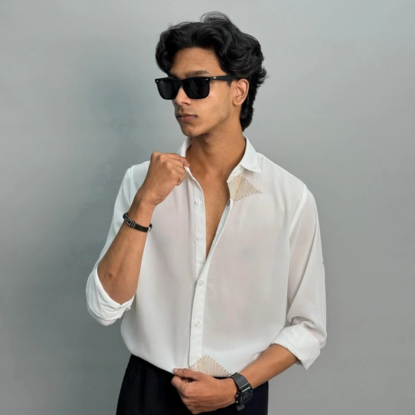 Full Sleeve Embroidery Shirts (L,XL)