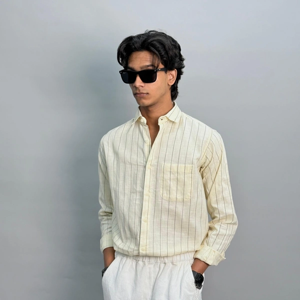 Full Sleeve Linen Shirts (M,XL)