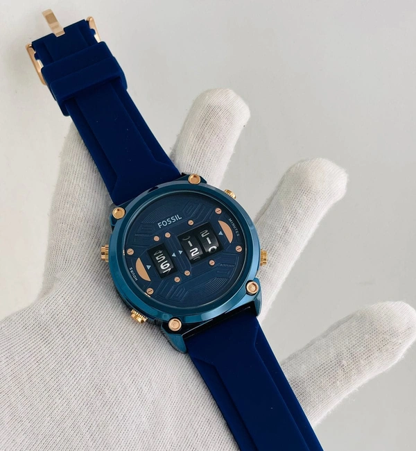 Fossil Watch (in leather strap)