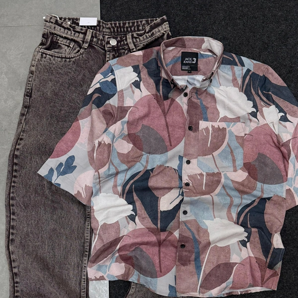 Five Sleeve Shirt + Cloud Wash Baggy Combo (XL)