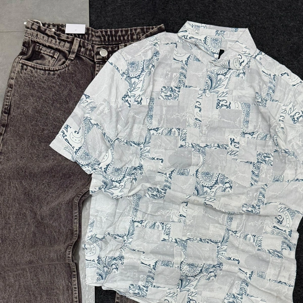 Five Sleeve Shirt + Cloud Wash Baggy Combo (XL)