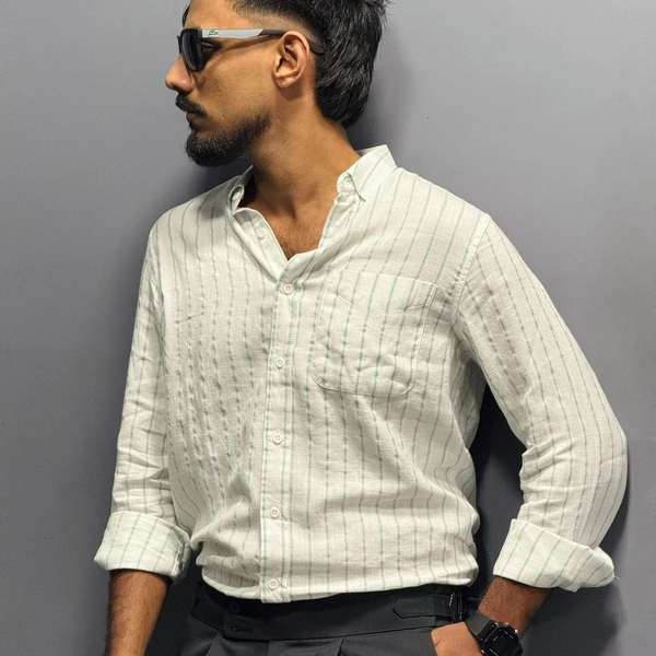 Full Sleeve Stripes Shirt (XL,XXL)