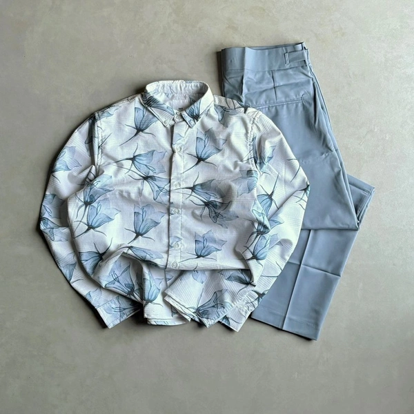 Full Sleeve Shirt+Baggy Jean (L,34)