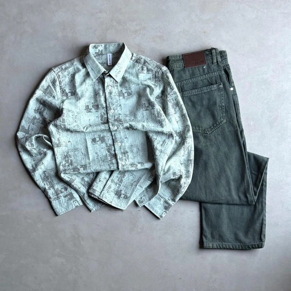 Full Sleeve shirt + Baggy Jean (S) (30)