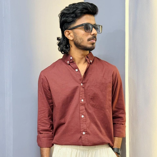 Full Sleeve Linen Shirts (XL)