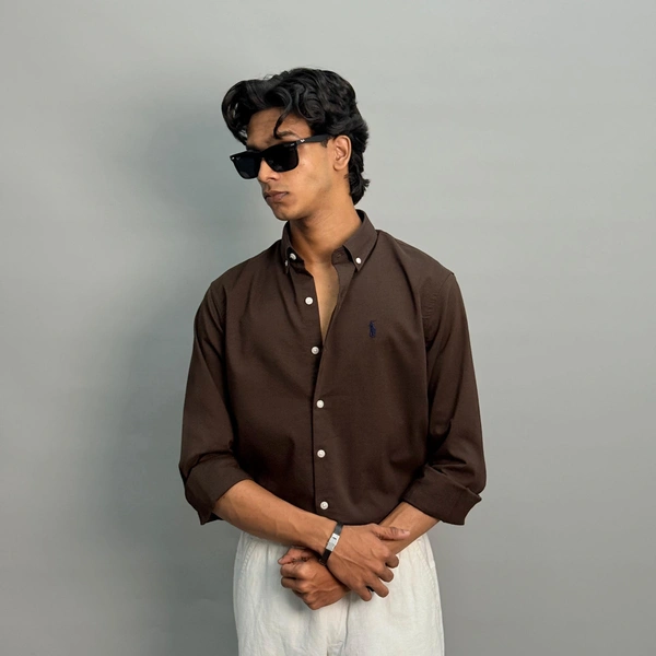 Full Sleeve Poly Lycra Shirts (M)