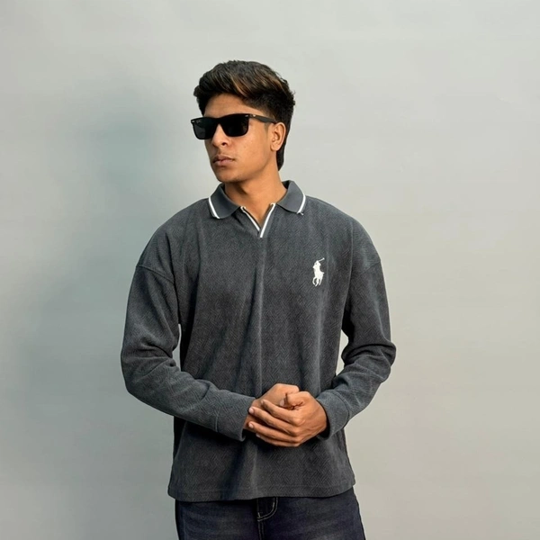 OLD MONEY FULL SLEEVE POLO T-SHIRTS (M,XL)