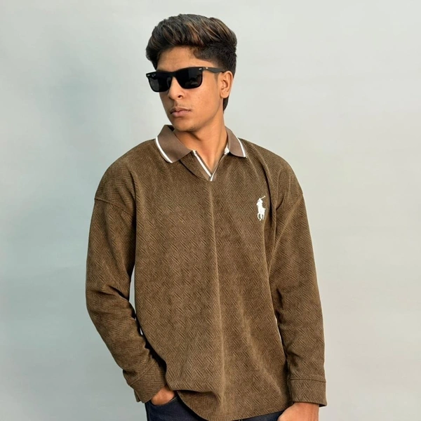 OLD MONEY FULL SLEEVE POLO T-SHIRTS (XL)