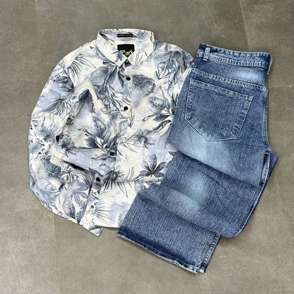 Full Sleeve Shirt +Baggy Jean (S) (30)