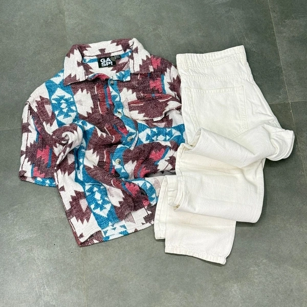 Half Sleeve Shirt +Baggy Jean (S) (30)