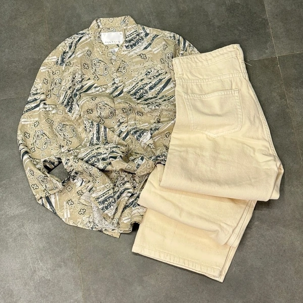 Full Sleeve Shirt +Baggy Jean (M) (32)