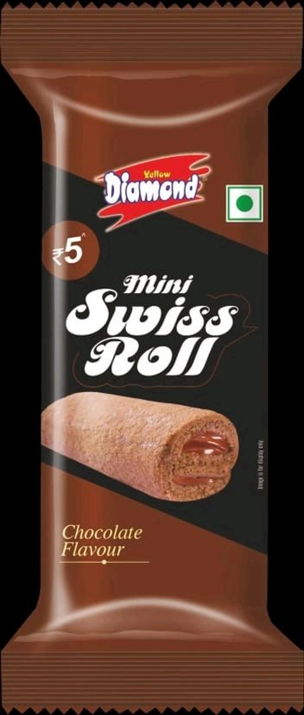 B95 Roll Choco Cake ₹5 (12 Pcs)