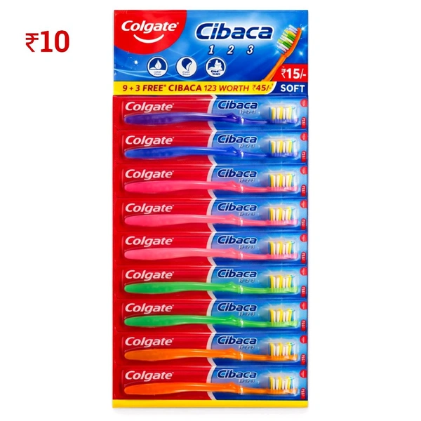 D43 Colgate Brush ₹10 (12 Pcs)