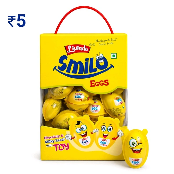 E13 Smilo Eggs ₹5 (40 Pcs)