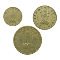 Republic India First Set of 3 Coins (1950's)