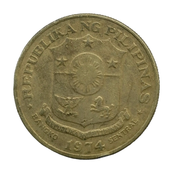 1974 Phillipines 1 Piso Coin