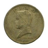 1974 Phillipines 1 Piso Coin