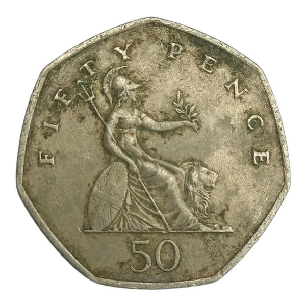 1997 U.K. 50 Pence Coin