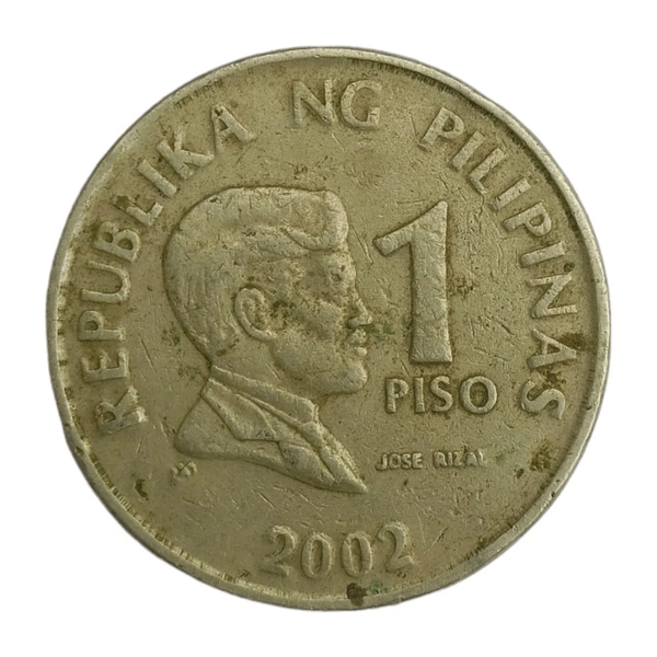 2002 Philippines 1 Piso Coin
