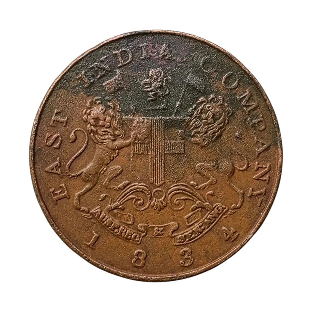 紀念幣 1834 Half Anna RARE Coin (East India Company) - Bombay Presidency