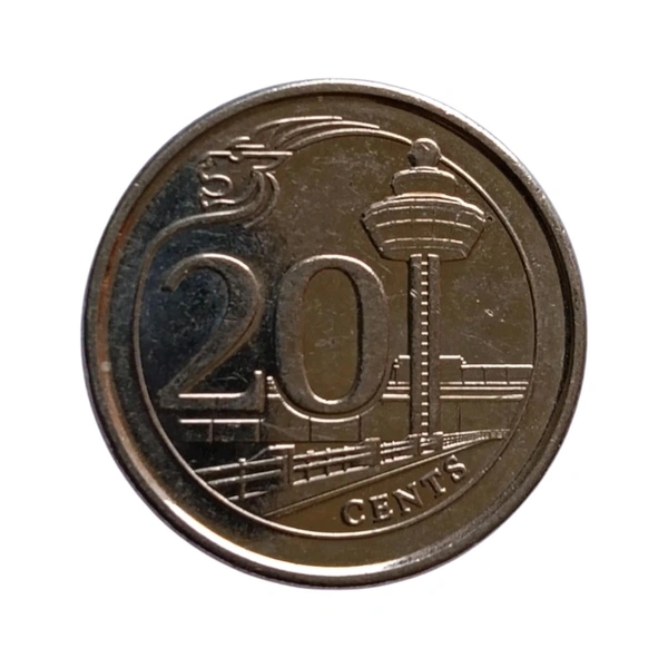 Singapore 20 Cents Coin