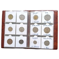 60 Different World Coins with Album