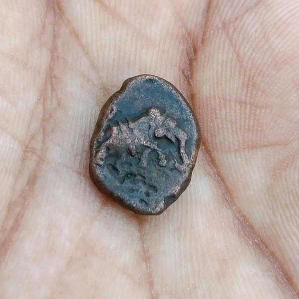 1745 - 1780 Mysore Kingdom 1 Kasu Copper Coins 