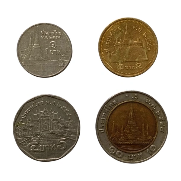 Thailand 4 Different Coins Set